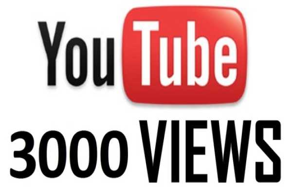 Buy 3000 YouTube Views Online With Fast Delivery